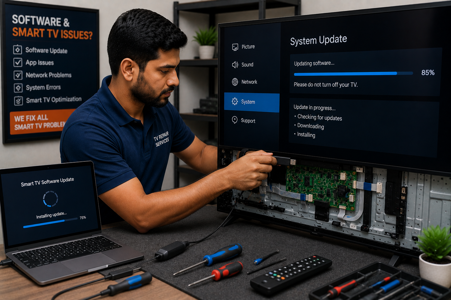 Smart TV Software Repair